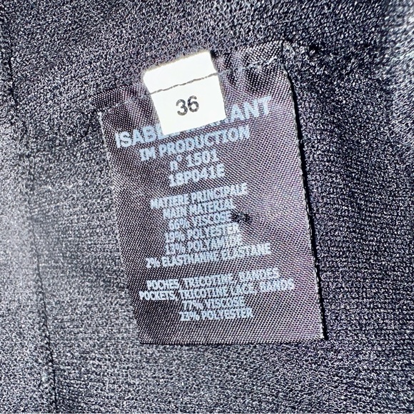 Isabel Marant Etoile ‘Dario’ Black Jersey Track Pants Size 36 - Picture 3 of 15